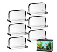 Poignées De Couvercle D'Aquarium - Poignées De Couvercle Pour Aquarium, Clips Acryliques Transparente, Support Flexible | 6 Poignees De Remplacement Pour Aquariums, Clips Multifonctions, Couvercles