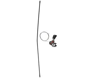 Point 9008500 - Palanca de cambio para bicicleta, color plateado/negro