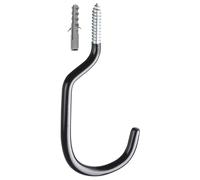 POINT Gancho de pared y techo-XL 20-negro