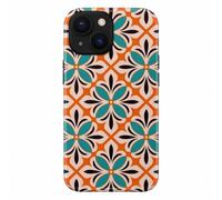 POINT&GO Funda iPhone 13 Estampado Geométrico Retro, Carcasa Rígida Antigolpes, Diseño Vintage Moderno, Estilo Artístico Original, Protección Completa, Ajuste Preciso, Funda Slim Resistente