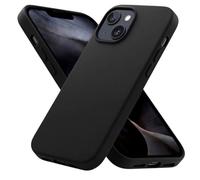 POINT&GO Funda iPhone 13 Negra Silicona Mate, Carcasa iPhone 13 Negro Antigolpes, Case Protección Cámara, Cover Soft Touch Antideslizante, Compatible Carga Inalámbrica, Funda Protectora Resistente