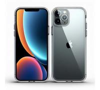 POINT&GO Funda para iPhone 13 Extra Transparente de Silicona Dura, antiamarillo, antiarañazos, antimpacto antigolpes. Fina y Agradable al Tacto. Carcasa Fácil de Limpiar