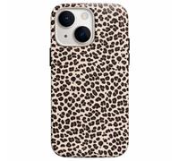 POINT&GO Funda para iPhone 15 Leopardo, Carcasa iPhone 15 Estampado Animal Print, Funda Protectora Antigolpes, Case Diseño Leopardo, Cover con Protección Cámara, Carcasa Original Decorativa