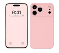 POINT&GO Funda Silicona iPhone Color (Rosa, iPhone 17 Pro MAX)