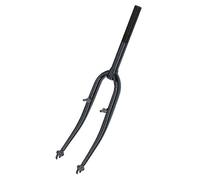 POINT Horquilla de bicicleta de 24", diámetro de 1", vástago de 210 mm, rosca 70 mm, color negro