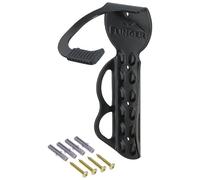 Point - Soporte de Pared para Bicicleta Unidad de suspensión ( - Llanta - - Corchete para Cable antirrobo - Incluye Material de fijación, Negro, 13602601