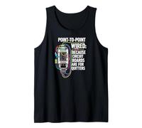 Point To Point Wired Vacuum Tube Vintage Audio Amp Camiseta sin Mangas