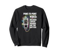 Point To Point Wired Vacuum Tube Vintage Audio Amp Sudadera