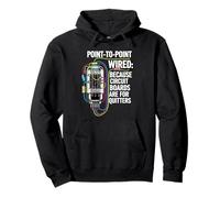 Point To Point Wired Vacuum Tube Vintage Audio Amp Sudadera con Capucha