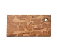 Point-Virgule Tabla de cortar de madera de teca, 40 x 20 x 2 cm