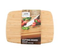 Point-Virgule Tabla de cortar, tabla de cortar de madera, accesorio de cocina para cortar pan, carne, frutas y verduras, 28x20x0.8cm