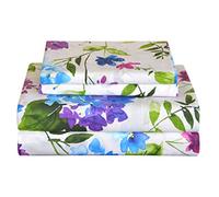 Pointehaven 200 Thread Count Percale Sheet Set, King, Primavera
