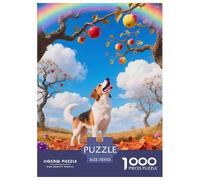 POINTERE INGLÉS 1000 Piezas Rompecabezas Mascotas Lindas Rompecabezas Familiar para Adultos Y Niños Rompecabezas Europeo 70x50cm/1000pcs