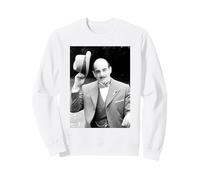Poirot David Suchet Agatha Christie 1988 Sudadera