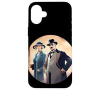 Poirot Miss Marple Juntos Ronda Carcasa para iPhone 16 Plus