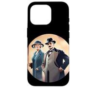 Poirot Miss Marple Juntos Ronda Carcasa para iPhone 16 Pro