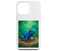 Poison Dart Frog toxina Mortal Selva Tropical cómic Azul Carcasa para iPhone 13 Pro MAX