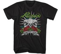 Poison T Shirt Metal Music Ride The Wind Cotton Merch tee Black XL