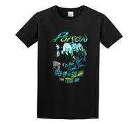 Poison Tour 1988 Nothin But A Good Time Talk Dirty Rock Dolman Unisex 100% Cotton Short-Sleeve T-Shirts Black XL