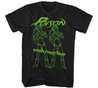Poison Un Skinny Bop Girls Men's T Shirt 80's Rock Music Band Merch Black S