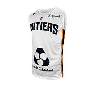 Poitiers Baloncesto 86 Poitiers - Camiseta Oficial del hogar 2019-2020, N'est Pas Applicable, Niño, Color Blanco, tamaño FR : XXS (Taille Fabricant : 12 ANS)
