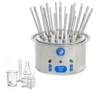 PoiToe Secador de Laboratorio Poroso, Secador Eléctrico de Flujo de Aire, Secador de Acero Inoxidable, con 30 Tubos de Secado, Adecuado para Tubos de Ensayo y Vasos de Precipitados de Vidrio 220V