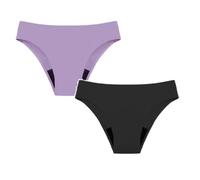 POIUIYQA 2PCS Bikini Menstrual Mujer Baño Bañador Menstrual Niña Cómodas Bragas Trajes de Baño Menstruales Traje De Bikini Bañadores Flujo Abundante Tanga V-Shape Braga Braguitas