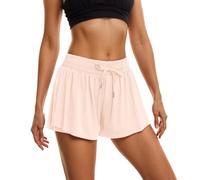 POIUIYQA Pantalones Cortos Deportivos de Yoga para Mujer con Cintura Ajustable y Diseño Versátil para Entrenamiento y Actividades Físicas Diarias