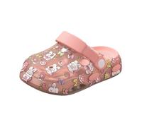 POIUIYQA Zuecos Infantiles Ligeros Transpirables y Antideslizantes Fáciles de Poner Quitar niño niña Secado rápido Ideales para jardín Playa Suela Gruesa Uso Interior Exterior