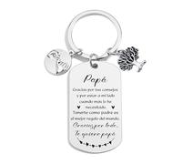 POIUYTRE Regalos Llavero Papá Día del Padre Regalo Padre Regalos Para Padres Dia Del Padre Regalos Regalo Dia Del Padre Regalo Papa Ideas Regalo de Cumpleaños de Papá (3)