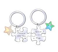 POIUYTRE Regalos San Valentín Regalo Pareja Llavero de Parejas y Novios Originales Llavero de Pareja Casa Llavero Personalizado de Pareja Regalo de San Valentín Regalo Aniversario Para Parejas (1)