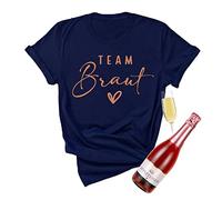 pojah T-Shirt Mujer, Camiseta Novia, JGA Camiseta Las Mujeres de separación Soltero, Camiseta Novia del Equipo para Mujeres