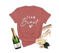 pojah T-Shirt Mujer, Camiseta Novia, JGA Camiseta Las Mujeres de separación Soltero, Camiseta Novia del Equipo para Mujeres