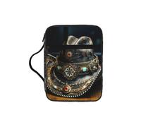 pojknbv American West Rodeo - Bolsa de almacenamiento con diseño de sombrero de rodeo de la Biblia, soporte para escrituras, accesorio religioso, accesorio de viaje devocional
