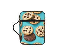 pojknbv Bolsa de almacenamiento de galletas con chispas de chocolate, bolsa de almacenamiento de la Biblia, soporte para escrituras, accesorios religiosos para la iglesia