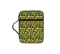 pojknbv Bolsa de almacenamiento de la Biblia con estampado de aguacate, soporte para escrituras, accesorio religioso para iglesia religiosa, viaje devocional
