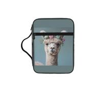 pojknbv I Love Alpacas - Bolsa de almacenamiento de la Biblia con texto en inglés "I Love Alpacas", accesorio religioso, accesorio de viaje devocional