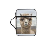 pojknbv I Love Alpacas - Bolsa de almacenamiento de la Biblia con texto en inglés "I Love Alpacas", accesorio religioso, accesorio de viaje devocional