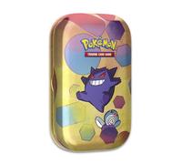 Pok?mon TCG: Scarlet & Violet-151 Mini Tin - Gengar y Poliwag (2 paquetes de refuerzo, 1 moneda y 1 tarjeta de arte)