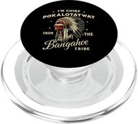 Pokalotatwat Tribe Camiseta India Nativo Americano Divertido PopSockets PopGrip para MagSafe