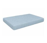 POKAR Cojín-Asiento 120x80x15cm para Europalés/Europalet, Asiento para jardín o terraza, Espuma fría, cómodo Asiento para sofá de paletas DYI, Interior y Exterior, sin palés, Azul