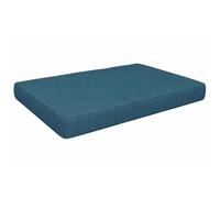 POKAR Cojín-Asiento 120x80x15cm para Europalés/Europalet, Asiento para jardín o terraza, Espuma fría, cómodo Asiento para sofá de paletas DYI, Interior y Exterior, sin palés, Verde Oscuro