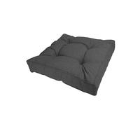 POKAR Cojín para Silla de Exterior | Cojín de Asiento 70x70x10 cm | Cojín Lounge para Muebles de Jardín, Terraza y Ratán | Oeko-Tex | Fabricado en UE | Antracita