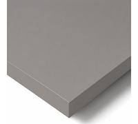 POKAR Tablero de Mesa 120x80 cm | Tablero para Escritorio Grosor 25 mm | Ideal para Escritorio Elevable y Mesa de Comedor | Resistente y Estable | Fabricado en Europa | Gris Oscuro