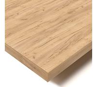 POKAR Tablero de Mesa 160x80 cm | Tablero para Escritorio Grosor 25 mm | Ideal para Escritorio Elevable y Mesa de Comedor | Resistente y Estable | Fabricado en Europa | Roble Artesanal Dorado