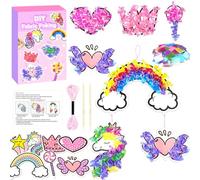 Poke Art Crafting Kit-Mágica Decoración de sueños,Poke-in craft DIY Toys,actividad creativa,arte de costura sin desorden para niños,gran regalo para,Manualidades Juguetes niñas y niños 4 5 6 7 8+Años