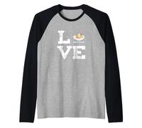 Poke Bowl Palabra de Amor Hawaii Poke Chefs Camiseta Manga Raglan