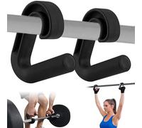 PokeAir 2 asas de dominadas, accesorio de mango de agarre neutro, accesorio de mango de agarre en ángulo, asas de gimnasio, empuñaduras de fitness dobles D para barras de dominadas, entrenamiento de