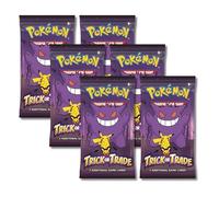 Pokemon 2023 Trick or Trade Gengar & Pikachu | 6 mini paquetes de refuerzo