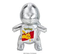 Pokémon 674 PKW0238 EA 25th Celebration 8" Silver Charmander Plus, Plateado